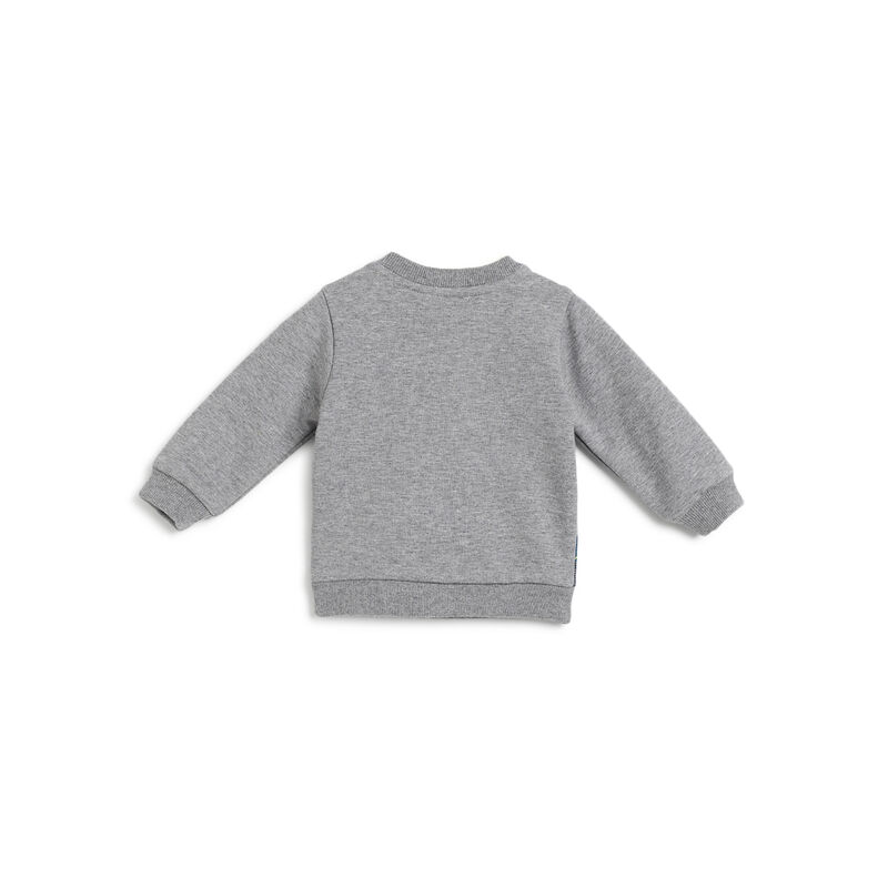 Boys Dark Blue Printed Sweatshirt with Trouser image number 1
